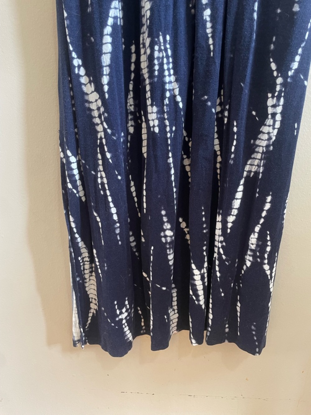 Navy & White Tie-Dye Sleeveless Maxi Dress – Size XL GUC - Picture 8 of 12